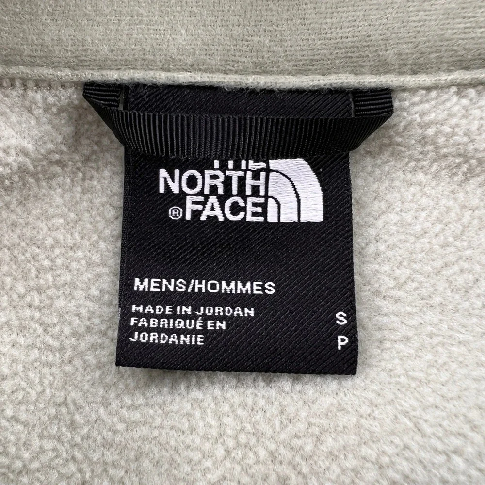 The North Face Mens 1/4 Q Zip Fleece Pullover‎ Sage Green Small Gorpcore Minimal